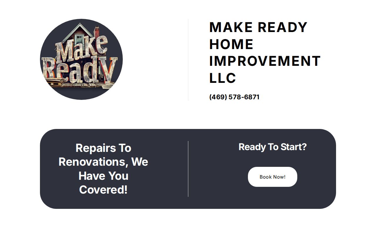 Ready Maker Sign In Make Ready Home Improvement LLC